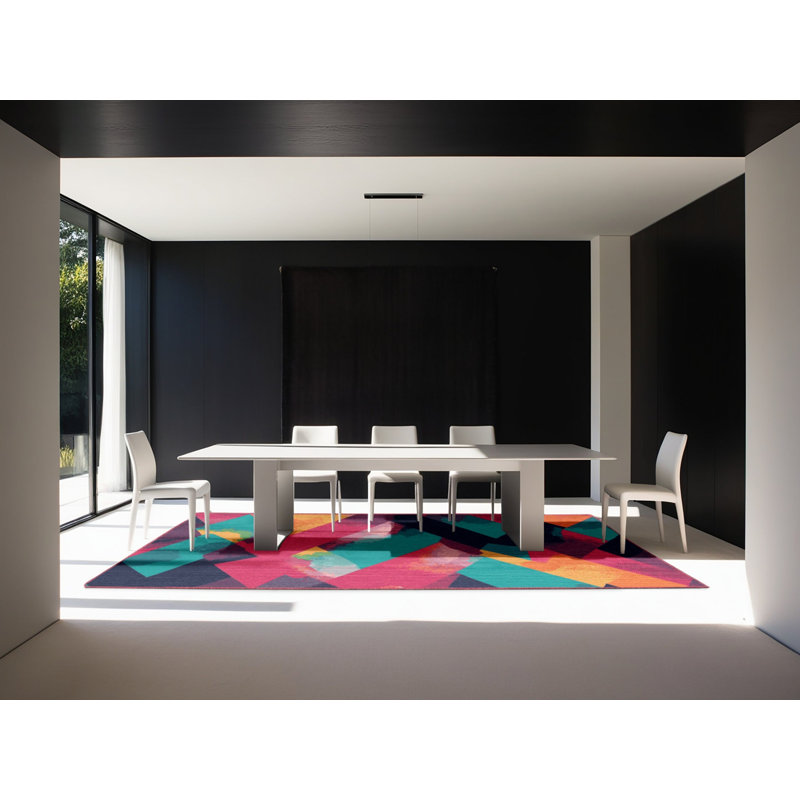 Nova Grid Rug, Square 4'