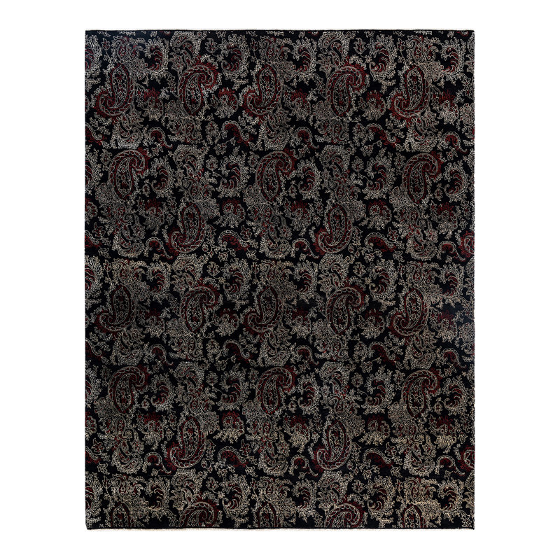 Overdyed One-of-a-Kind 8' 2" X 10' 3" Hand Knotted Area Rug