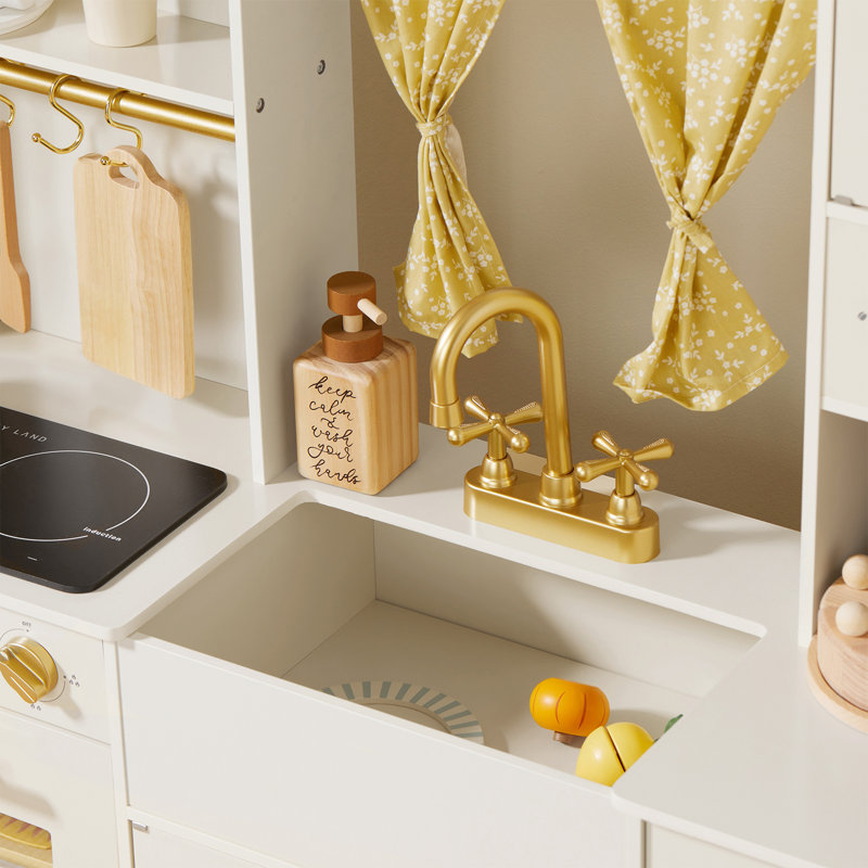 Tiny Land® Trendy Home Style Play Kitchen, White