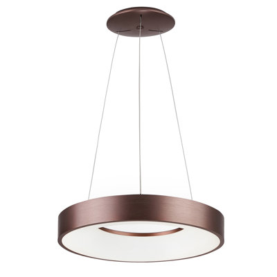 1 - Light LED Drum Pendant