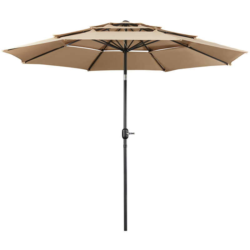 324cm Tilt Market Parasol, Tan