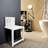 12.6x10.2" Solid Wood Folding Chair Wall-mounted