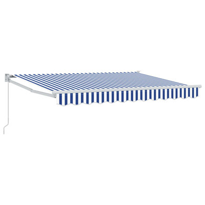 VidaXL 200cm D Polyester Cover Retractable Patio Awning