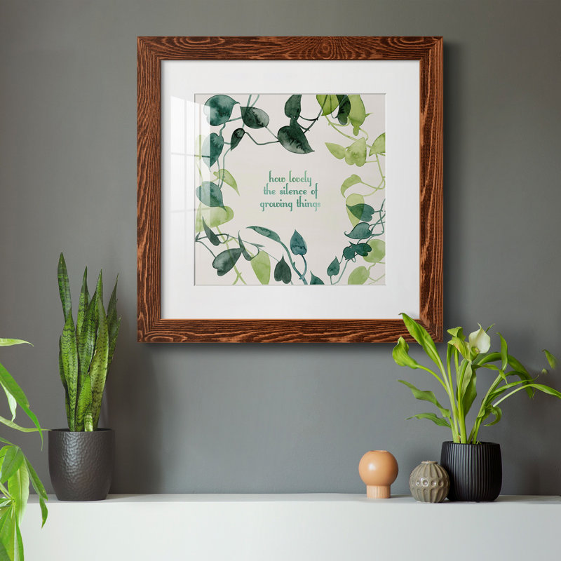 «Magic Grows II», reproduction encadrée de qualité supérieure - prête à être accrochée, H 35,5 po x l 35,5 po x P 1,5 po