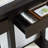 Entryway hallway Console Table with one drawer one shelf wooden leg frame handleless design