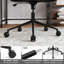 Chaise de bureau en similicuir, chaise de bureau avec accoudoirs rembourrés, chaise de travail pivotante réglable en hauteur pour le bureau personnel -640861524