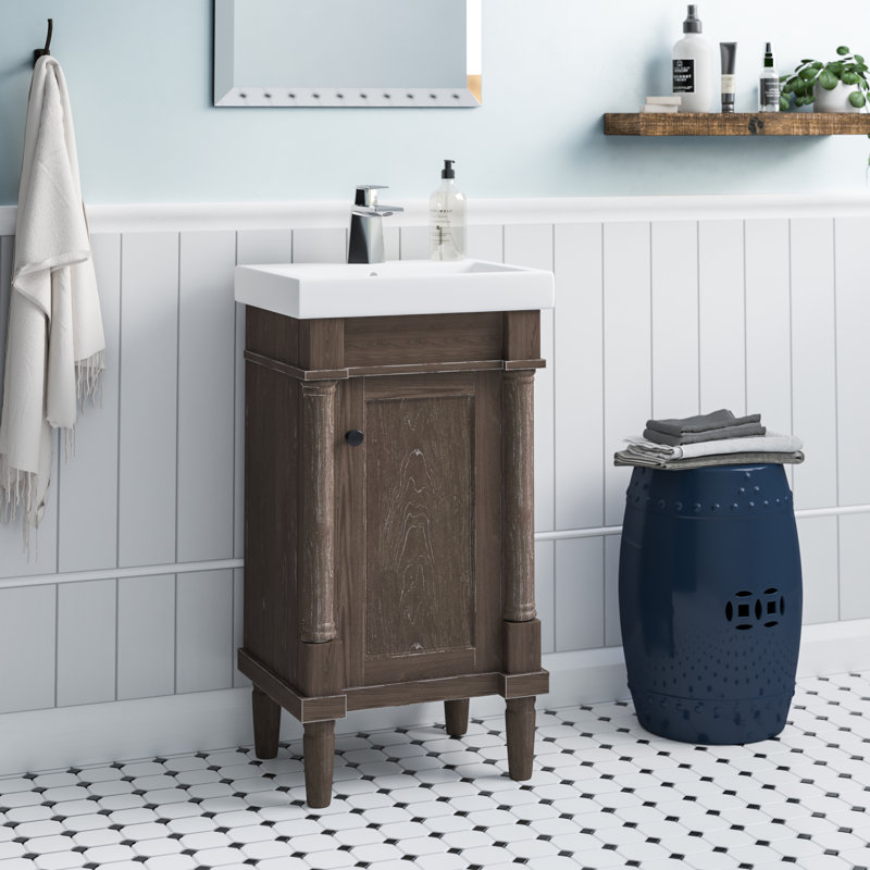 Ensemble de meuble-lavabo à simple cuve 18 "Malena