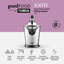 Good Food in partnership with Tower GF12016 Citrus Juicer with Dual Citrus Cones & Durasteel Precision Pulp Filter, 100W Motor, Stainless Steel