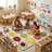 5 X 7 Ft Colorful Fruit Slice Rug for Kitchen Dining Room