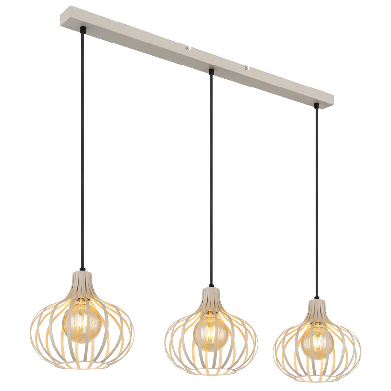 Anikah 3 - Light Bronze Geometric Pendant