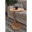 Jermichael C-Shaped Round End Table with Rolling Wheels-1909442579
