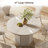 Shonta Cesiro 47" Modern Fluted Round Pedestal Dining Table-1483085628