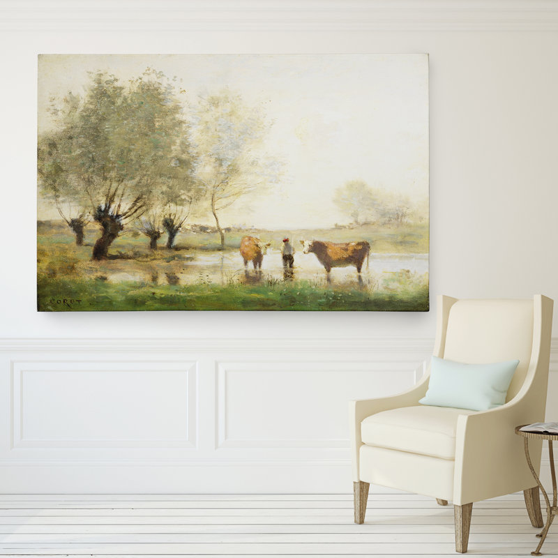 Reproduction d’art sur toile « Ocean Eye I », H 32 po x l 48 po x P 1,5 po, Toile tendue