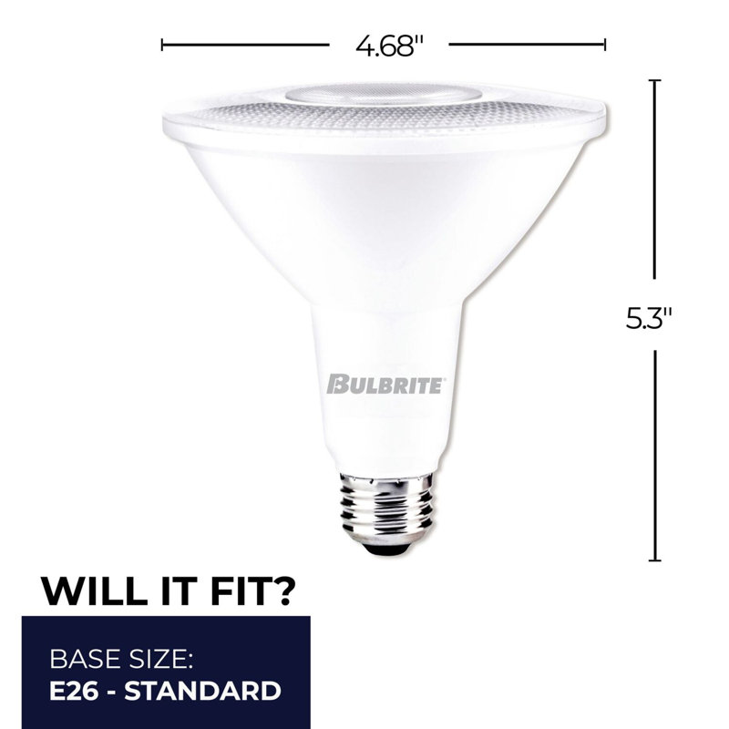 15 W (équivalent à 90 W), DEL PAR38, ampoule à intensité variable, culot E26 / moyen (standard), 3000