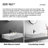 Wall-Mount Install or On Countertop Bathroom Sink 47 in. with Single Faucet Hole-69275324