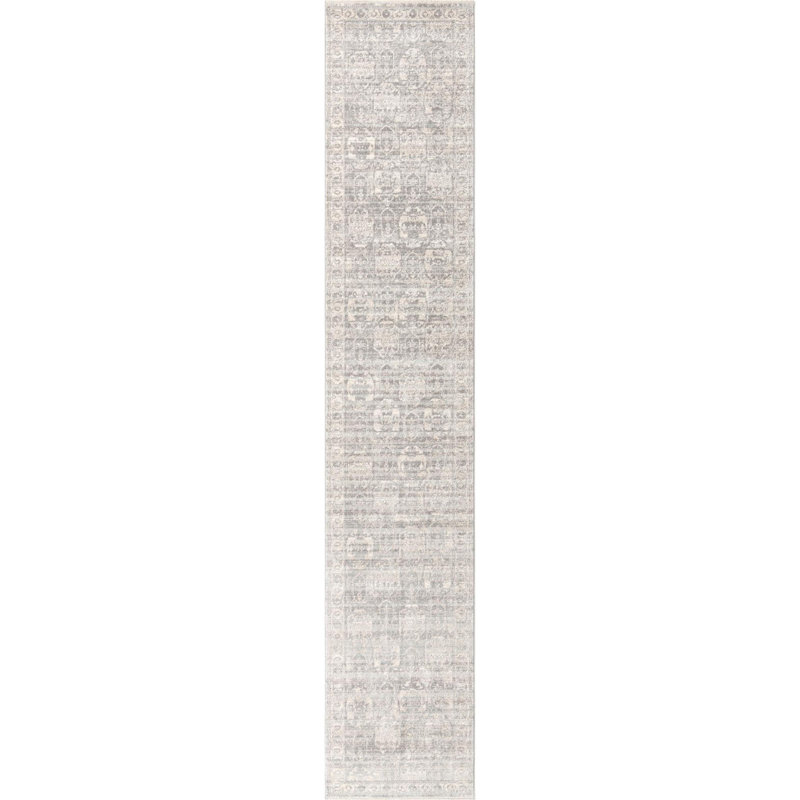 Tapis gris Gause, Tapis de couloir 2 pi x 13 pi, Grey