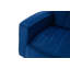 Fauteuil à oreilles en velours Citium-1807437125