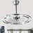 Olamide 24" DIY Shape Adjustable Ceiling Fan with Lights Remote and APP Control-506981698