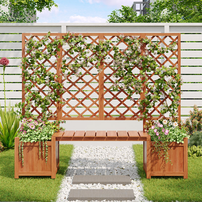Wood Planter Box, Brown
