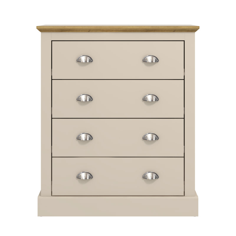 Sufy Octave 4 Drawer Chest of Drawers, Natural