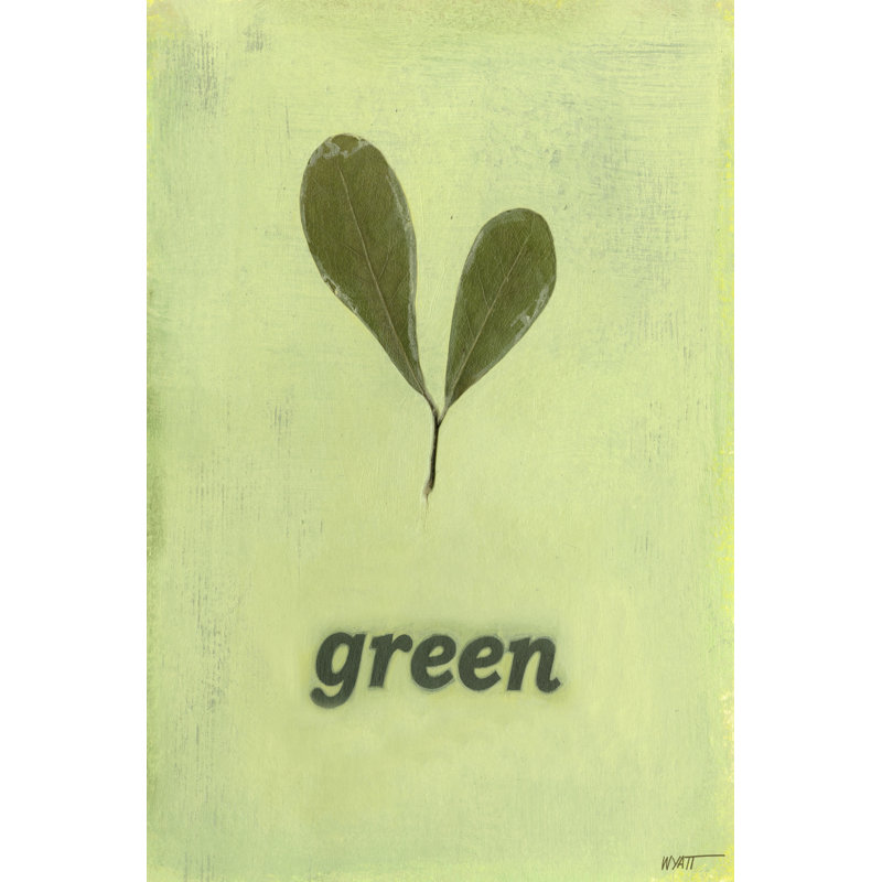 Going Green III - Wrapped Canvas Print, 46cm H x 30cm W