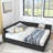 Modern Queen Size Storage Upholstered Tufted Daybed With Comfortable Backrest And Armrests For Bedroom And Living Room,-706605310