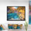 «Turquoise Water and Sunny Beam», reproduction de photographie de paysage
