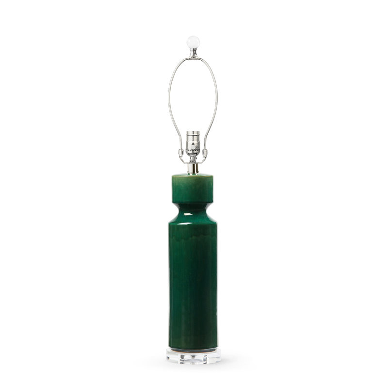 Corinth Table Lamp, Emerald Green