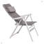 Fauteuil inclinable réglable en alliage d'aluminium avec fauteuil d'extérieur