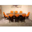 9 Pieces Vogue Lux Rectangular Dining Set-1978384274