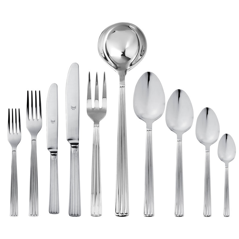 Ensemble de couverts Sole - 87 pièces - Acier inoxydable