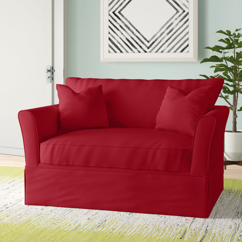 Shelby Upholstered Chair And A Half, Bayou Flame Canvas