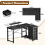 Modular L-Shaped Steel Computer Desk-114743854