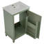 Petit meuble-lavabo moderne avec lavabo en céramique-105507657