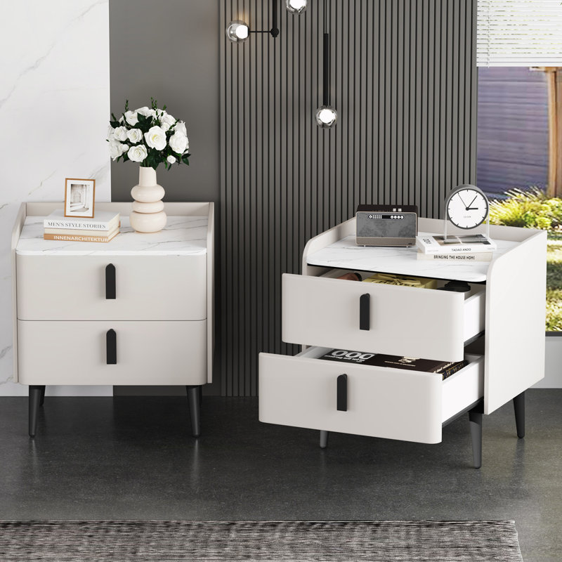 Ensemble de 2 tables de chevet