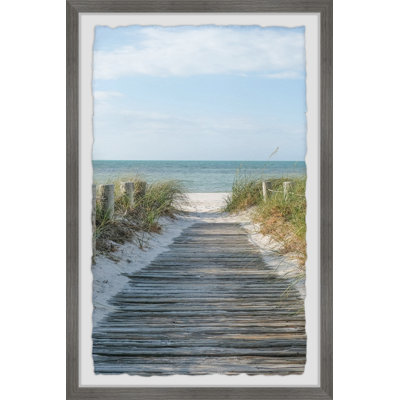 'Beach Route' - Picture Frame Print