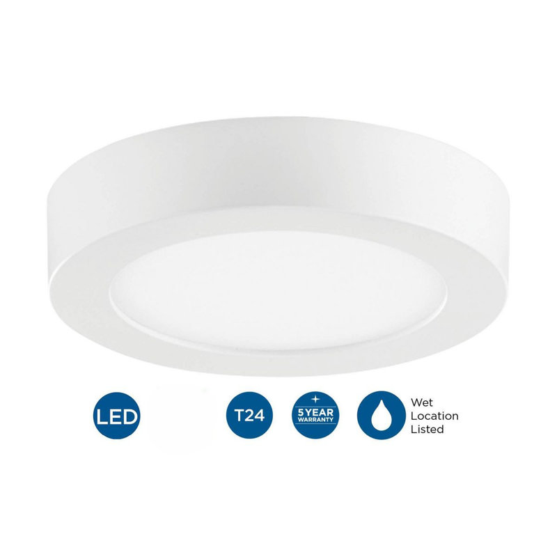 Arenijus Acrylic LED Flush Mount