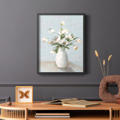 «Prettiest Tulips», reproduction encadrée - bois massif