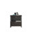 Lateral File with Two Drawers, Dark Brown finish