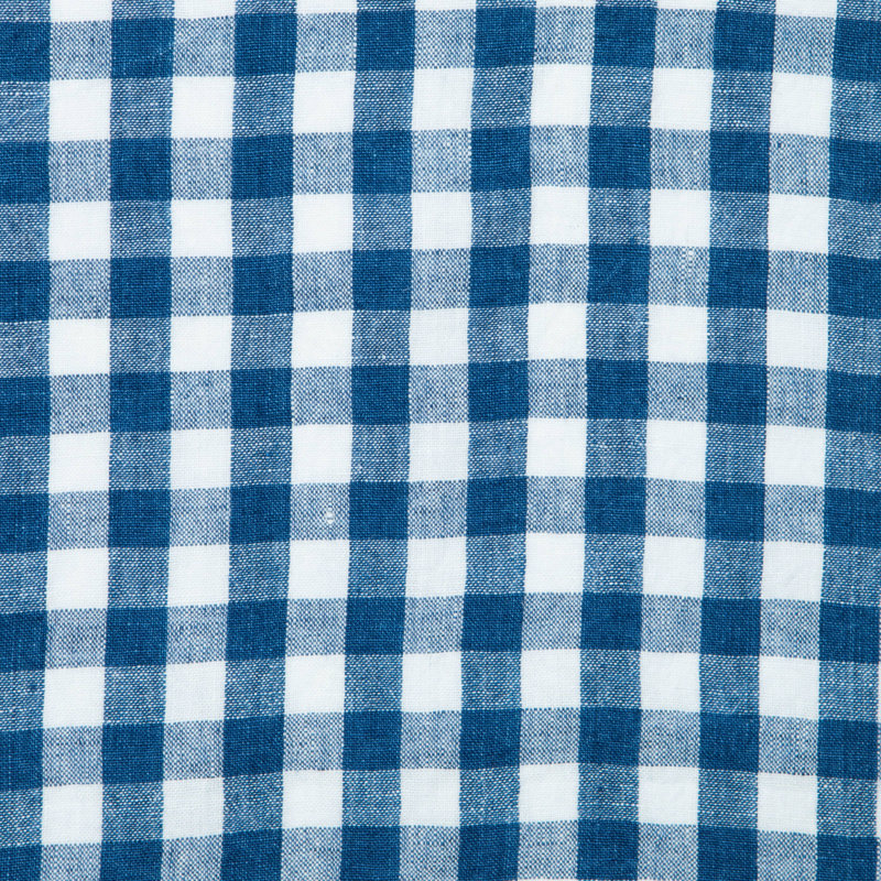 Alessandro Linen Square Napkins, Blueberry