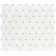 Bianco Dolomite Pinwheel 12 in. x 13.9 in. Polished Marble Mosaic Tile