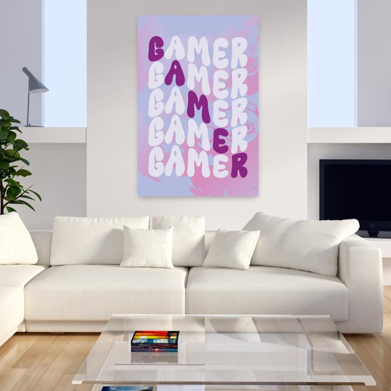 Art contemporain abstrait Gamer, H 48 po x l 32 po