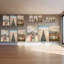 Ensemble de 3 impressions sur toile Marble Canyon Trio-735358658-735358711