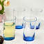 Ensemble de 4 verres à cocktail ovales en acrylique ovale Halo, verres à boire en plastique, verres à cocktail sans BPA, ensemble de verres, verres en plastique
