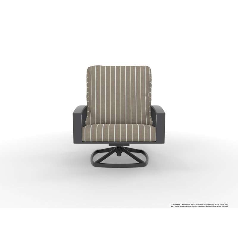 Arc Outdoor Lounge Chair, Sterling Alpaca, Carbon Black