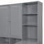 Lit de jour polyvalent en bois avec rangement intégré et poste de travail-1203497939-1203497936