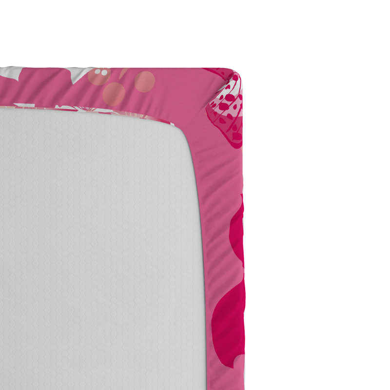 Microfiber Floral Fitted Sheet, Twin XL Fitted Sheet