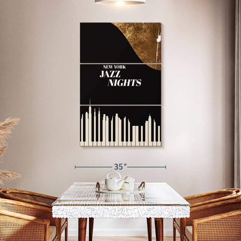 Abarca Jazz Nights, 50" H x 32" W