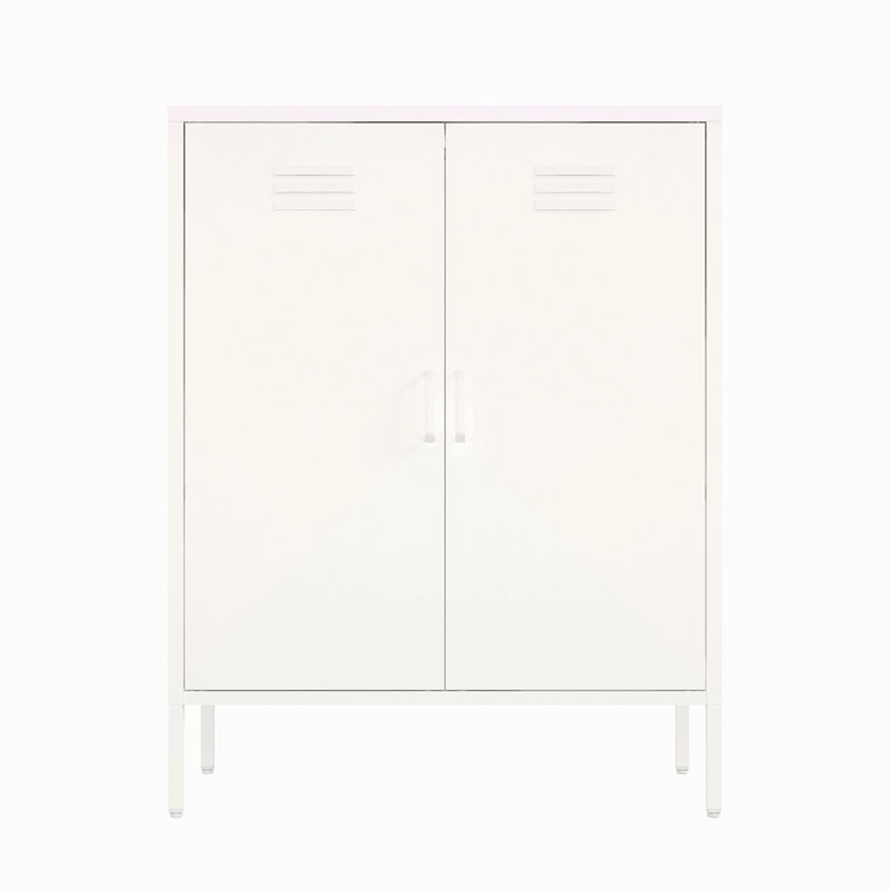 32" Metal Accent Cabinet