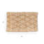 Grand motif tissé brun mat
